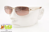 BASILE mod. BA4301 10, Vintage women sunglasses rimless made in Italy, New Old Stock 1980s