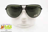 EGON FURSTENBERG mod. EFD918 C2, Oversize aviator sunglasses glossy black, New Old Stock