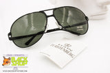 EGON FURSTENBERG mod. EFD918 C2, Oversize aviator sunglasses glossy black, New Old Stock