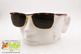 CHAGALL by VISIBILIA mod. LL26 Vintage Sunglasses, Squared golden & brown, New Old Stock 1980s
