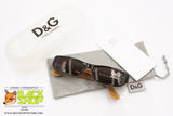 DOLCE & GABBANA mod. 2014 295, Vintage sunglasses rectangular black brown, New Old Stock 1990s