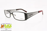 BYBLOS mod. BY03402, Eyeglass frame classic style, glossy enamel black, New Old Stock