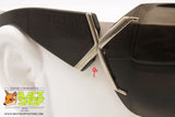 EXTE' mod. EX65206 Oversize mono lens women sunglasses, Deadstock defects