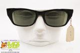 EGI LINE mod. 501, Vintage cat eye geometric sunglasses, black crystal lenses, New Old Stock 1960s/1970s