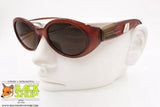 COTTON CLUB by TREVI mod. 997 2, Vintage round sunglasses women, thick brown frame, New Old Stock