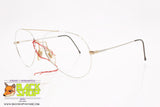BRENDEL mod. 244 - 3, Rare aviator frame lightweight metal silver & pale golden, New Old Stock 1970s
