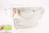 BRENDEL mod. 244 - 3, Rare aviator frame lightweight metal silver & pale golden, New Old Stock 1970s