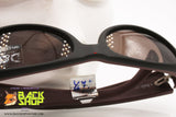 DOLCE & GABBANA mod. 2026 373, Vintage sunglasses oval black brown, New Old Stock 1990s