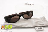 DOLCE & GABBANA mod. 2026 373, Vintage sunglasses oval black brown, New Old Stock 1990s