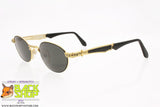ALASKA ADVENTURE mod. AL 176 59, Vintage golden oval sunglasses hand painted, New Old Stock 1980s