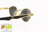 ALASKA ADVENTURE mod. AL 176 59, Vintage golden oval sunglasses hand painted, New Old Stock 1980s