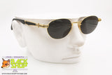 ALASKA ADVENTURE mod. AL 176 59, Vintage golden oval sunglasses hand painted, New Old Stock 1980s