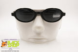 SERGIO TACCHINI S.T. 1515-S Vintage Sunglasses oval rims, lucite black acetate, New Old Stock 1990s