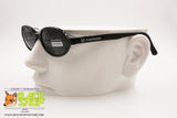 SERGIO TACCHINI S.T. 1515-S Vintage Sunglasses oval rims, lucite black acetate, New Old Stock 1990s