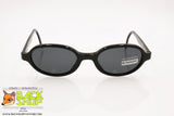 SERGIO TACCHINI S.T. 1515-S Vintage Sunglasses oval rims, lucite black acetate, New Old Stock 1990s