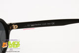 SERGIO TACCHINI S.T. 1515-S Vintage Sunglasses oval rims, lucite black acetate, New Old Stock 1990s