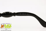 CLARK by TREVI mod. 915 2 Vintage Sunglasses, Women black e silver oval, New Old Stock 1990s