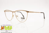 SFEROFLEX mod. PAT 843 Women eyeglass frame golden lucite & satin, New Old Stock 1980s