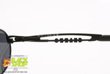 CHARRO mod. CH 01-1, Vintage sunglasses oval black designer arms, New Old Stock