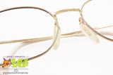ZEISS mod. F 6741 2206, Vintage oval eyeglass frame sky blue & golden, New Old Stock 1980s