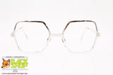 Vintage 1970s hexagonal steel eyeglass/sunglasses frame, New Old Stock