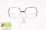 Vintage 1970s hexagonal steel eyeglass/sunglasses frame, New Old Stock
