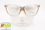 FOVES mod. 099, Vintage wayfarer women eyeglass frame pink gray, New Old Stock 1980s