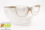 FOVES mod. 099, Vintage wayfarer women eyeglass frame pink gray, New Old Stock 1980s
