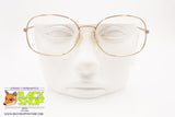 ZEISS mod. F 6741 2204, Vintage oval eyeglass frame pink & golden, New Old Stock 1980s