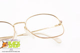 ZEISS mod. F 6741 2204, Vintage oval eyeglass frame pink & golden, New Old Stock 1980s