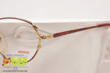 MENRAD by FMG mod. 360-080 Vintage women eyeglass frame, High detailed red pop patter, New Old Stock 1980s