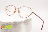 MENRAD by FMG mod. 360-080 Vintage women eyeglass frame, High detailed red pop patter, New Old Stock 1980s