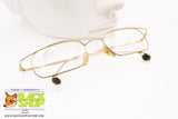 BLUE BAY by SAFILO mod. INDIANAPOLIS S50, Vintage eyeglass frame stainless steel, New Old Stock