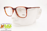 LUXOTTICA mod. 4041 O 107, Vintage squared eyeglass frame brown, New Old Stock 1980s