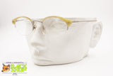 VANNI OCCHIALI made in Italy Vintage glasses frame women, cat eye round half rimmed, New Old Stock