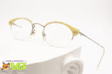 VANNI OCCHIALI made in Italy Vintage glasses frame women, cat eye round half rimmed, New Old Stock