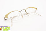 VANNI OCCHIALI made in Italy Vintage glasses frame women, cat eye round half rimmed, New Old Stock