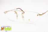NEOSTYLE 65C 808 Titan frame eyeglass/eyewear, Hal rimmed screwed lenses, New Old Stock 1990s