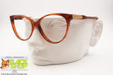 Authentic 1970s Round cat eye women frame glasses tortoise acetate, BELLA mod. 83/9, New Old Stock
