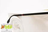 METALFLEX mod. G&G 1, Vintage eyeglass frame women satin black golden, New Old Stock 1980s