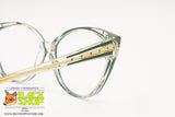 DIVINA mod. 106 Made in Italy, Elegant cat eye frame eyeglass, underlined & adorned with strass, New Old Stock 1970s