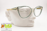 DIVINA mod. 106 Made in Italy, Elegant cat eye frame eyeglass, underlined & adorned with strass, New Old Stock 1970s