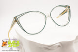 DIVINA mod. 106 Made in Italy, Elegant cat eye frame eyeglass, underlined & adorned with strass, New Old Stock 1970s