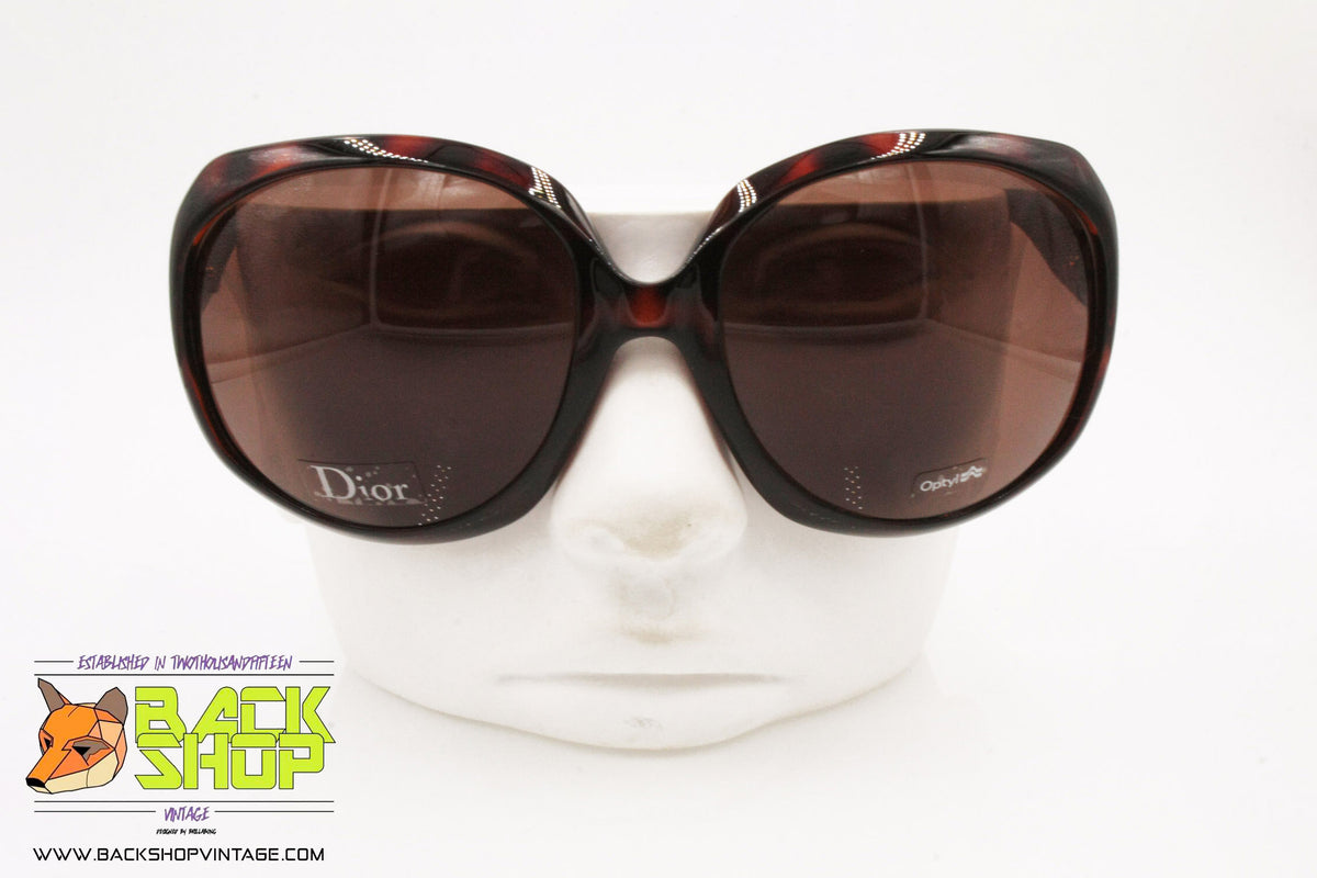 CHRISTIAN DIOR mod. GLOSSY X5Q8U, Vintage sunglasses women brown Opt –  Backshop Vintage -Vintage NEW OLD STOCK Sunglasses  Frames