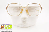 ZEISS mod. 6416 174, Vintage women eyeglass frame golden lucite & satin, New Old Stock 1970s
