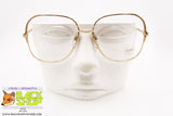 LUXOTTICA mod. 2037 G23, Vintage women frame gold plated 18K GEP , New Old Stock 1980s