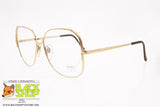 LUXOTTICA mod. 2037 G23, Vintage women frame gold plated 18K GEP , New Old Stock 1980s