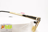 GIANFRANCO FERRE mod. GFF 87 58P, Vintage women frame glasses golden & black, Vintage Preowned