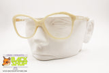 CHRISTOPHER D. Vintage glasses frame 1980s, women glasses white acetate flakes effect, New Old Stock