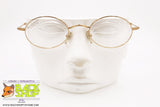 BLUE BAY by SAFILO mod. PENNY LANE 012, Vintage eyeglass frame oval golden, New Old Stock